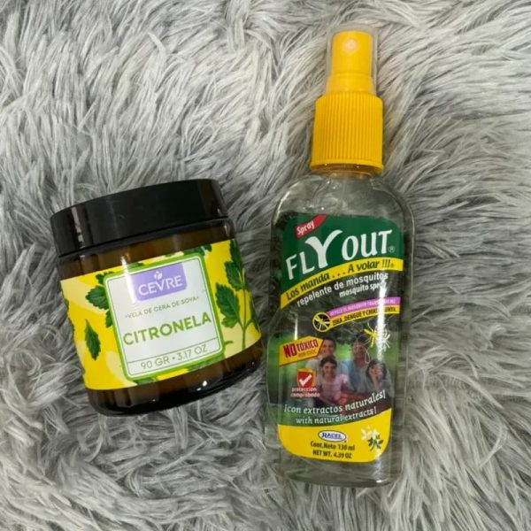  Set CEVRE + FLYOUT – Protección natural contra insectos con aroma fresco y libre de tóxicos