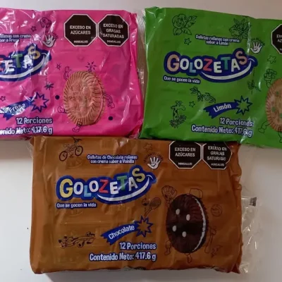 Paquete de galleticas golocetas