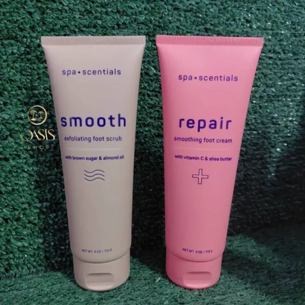 Crema Exfoliante y crema suavizante para los pies