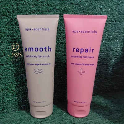 Crema Exfoliante y crema suavizante para los pies