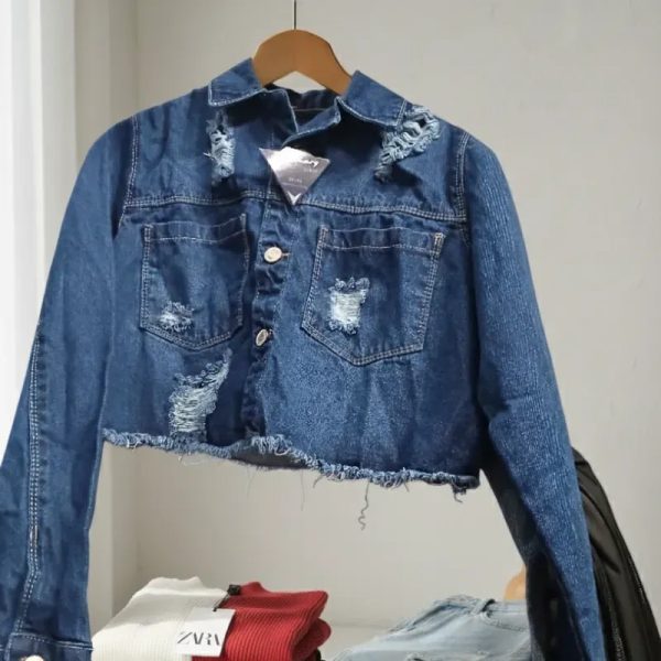 Chaqueta de Mezclilla Rígida
