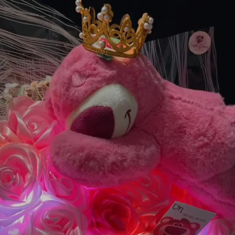 Ramo de flor etrena con oso dormilon