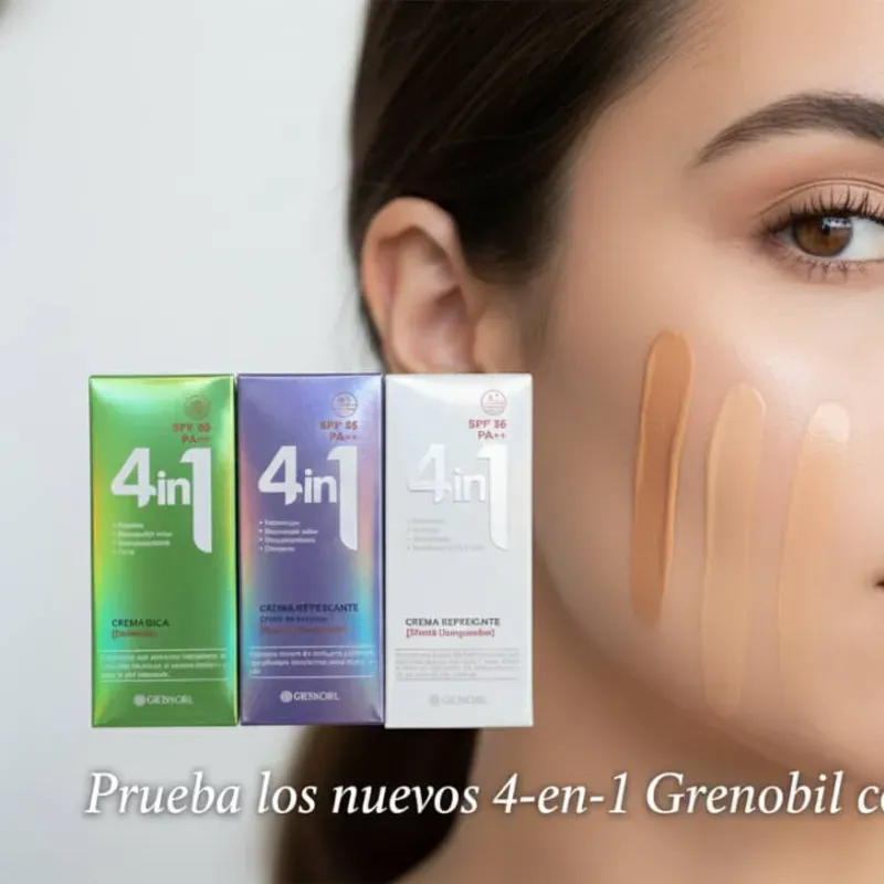 Protector con color  BB cream 4 en 1 de gretnobil  80ml