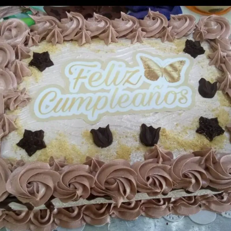 Kake de media bandeja