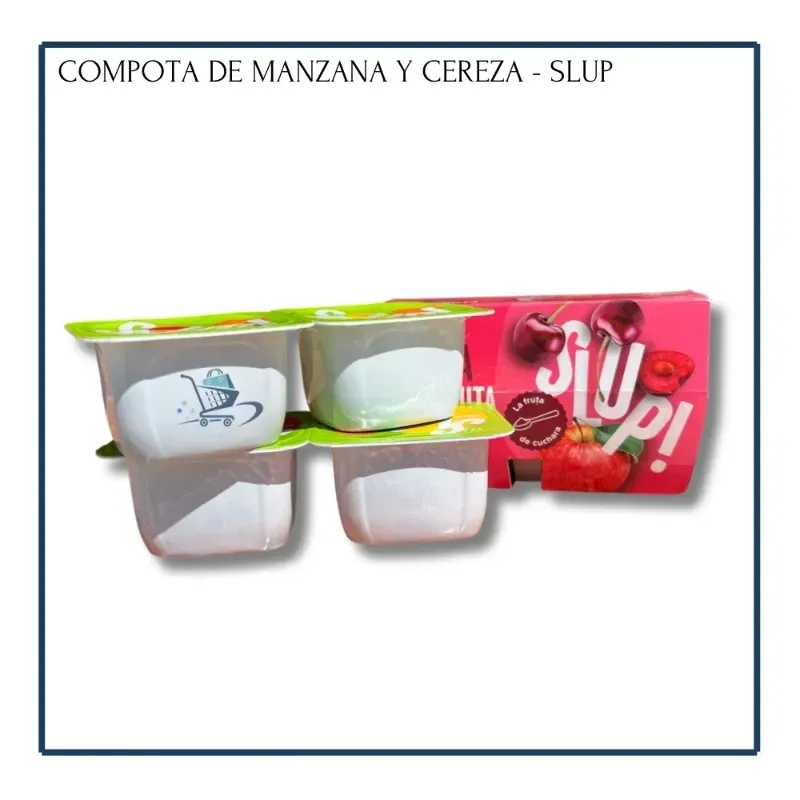 Compota de Manzana y Cereza - SLUP (4u)