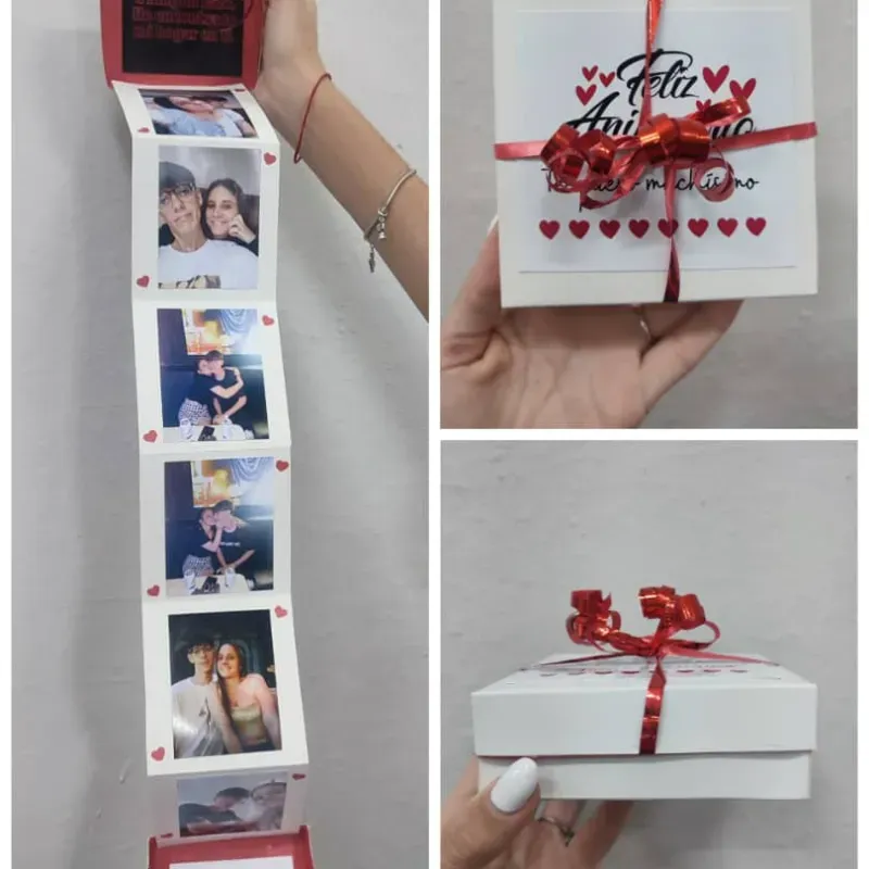 Caja sorpresa con fotos 