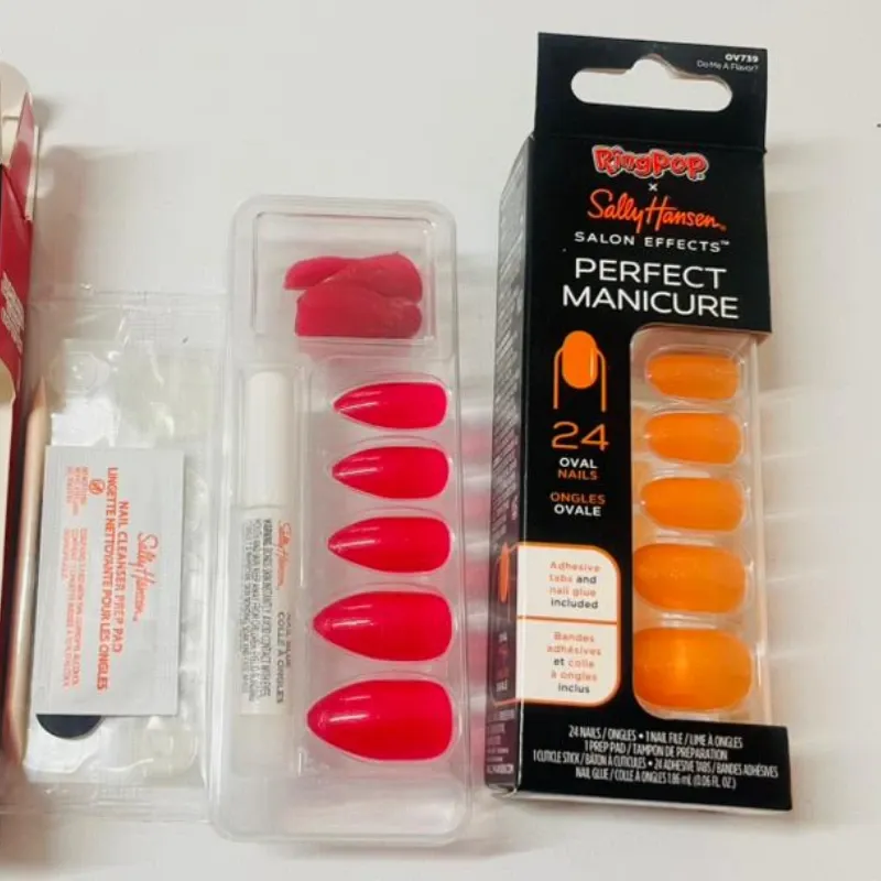 Uñas Press On + Adhesivo