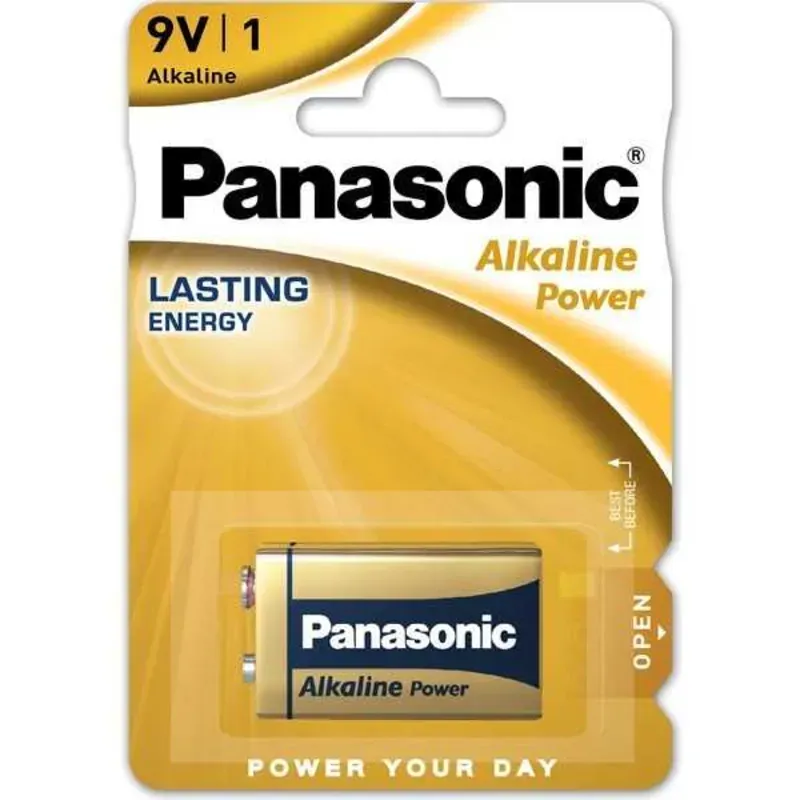 Bateria 9vol Panasonic Alkalina