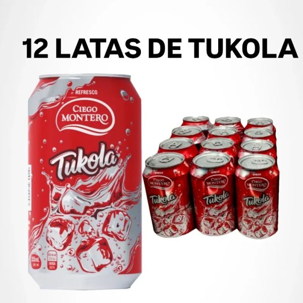12 LATAS DE REFRESCO TU-KOLA