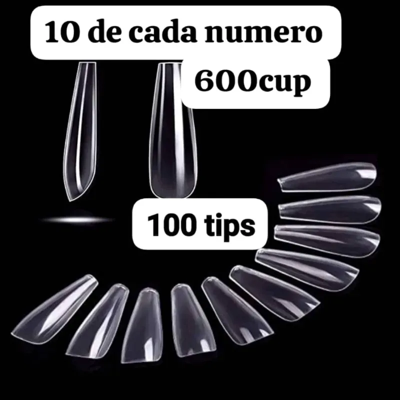 UÑAS SOFF GEL "*Jgos de 100 tips"*