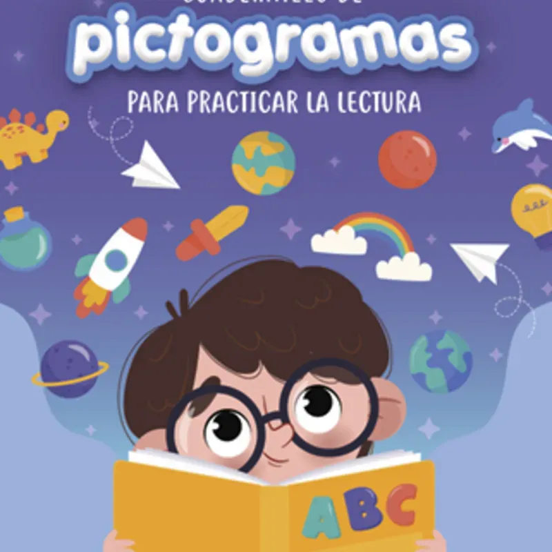 Gran Cuaderno de Pictograma para practicar la lectura.