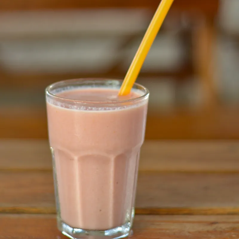 Batido de frutas naturales