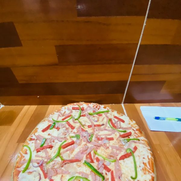 Pizza amazónica queso blanco