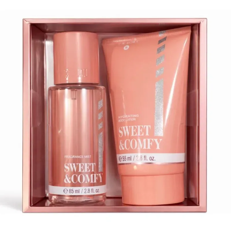 Set de perfume y crema dama Sweet and comfy