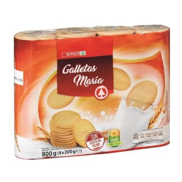Galletas María 4tubos 800g