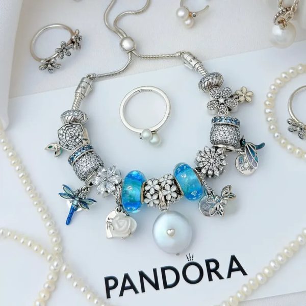 Pulsera armada temática azul