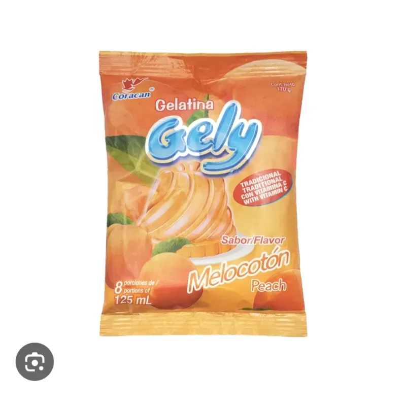 Gelatina de melocotón