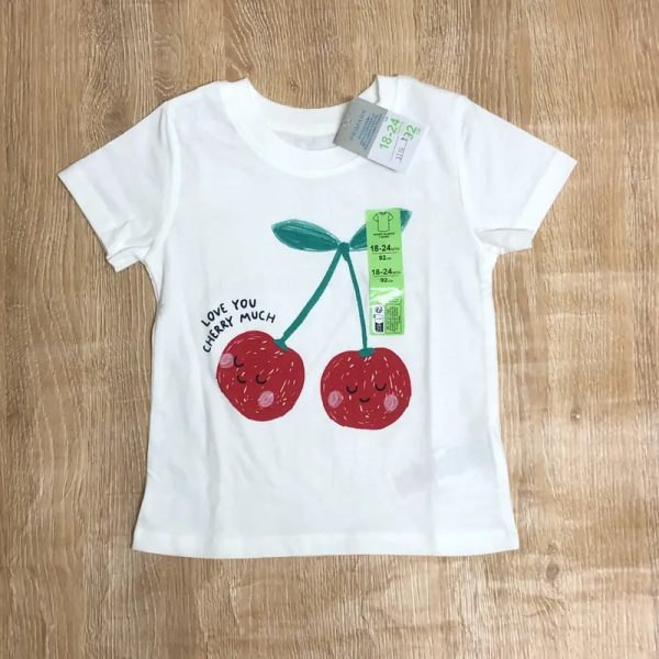 Pulóver blanco con cerezas