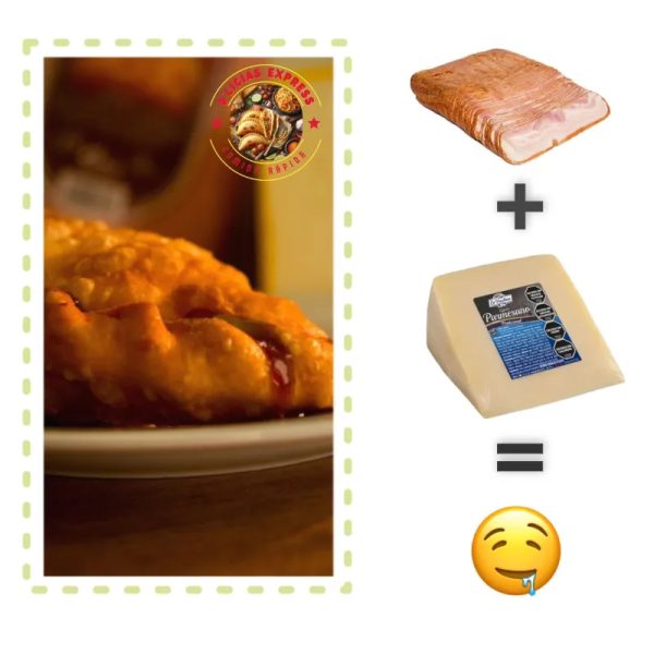 Empanada de beicon y queso parmesano