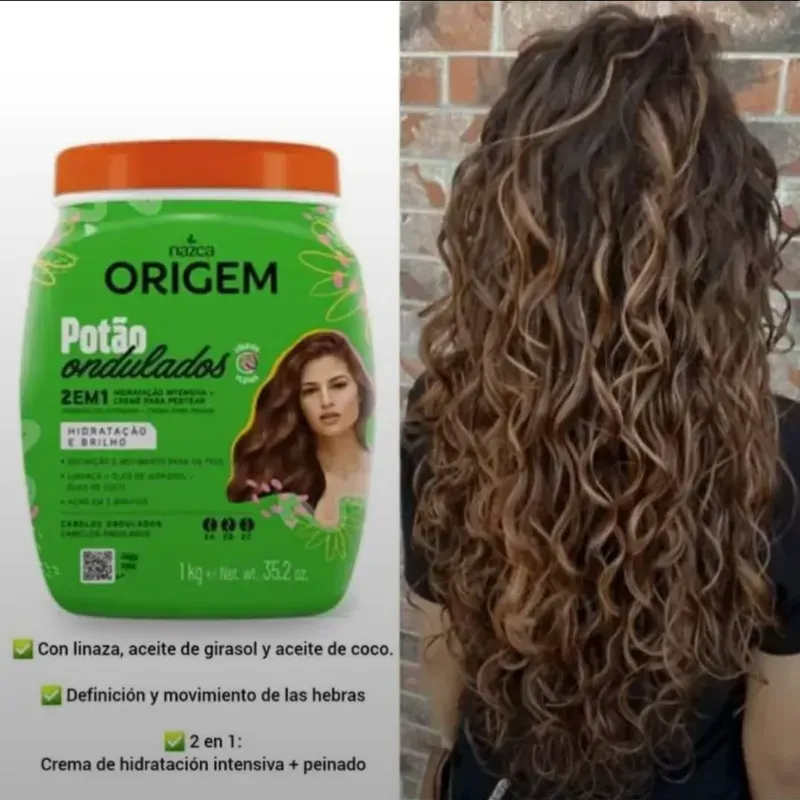  Tratamiento Origem 2 en 1  para cabello ondulado