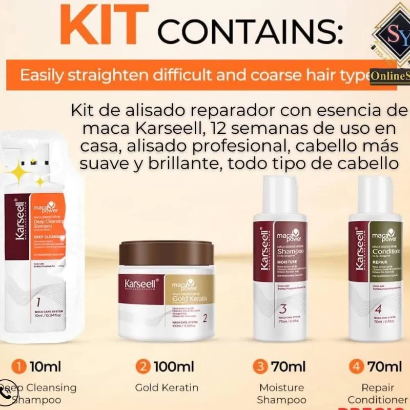 Kit de alisado Karsell