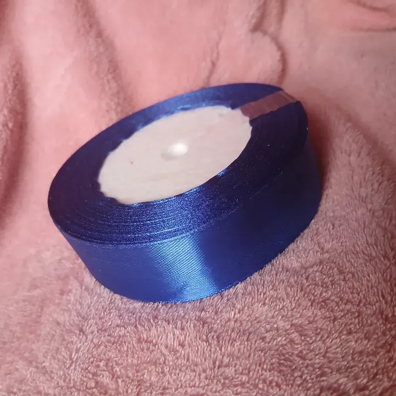 Cinta de satín azul rey 2.5 cm
