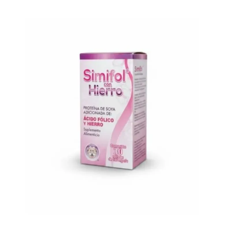 Simifol Cápsulas - Ácido Fólico + Hierro - 30 Unidades