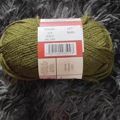 Estambre verde militar