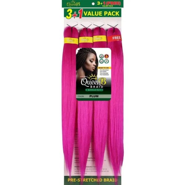 Cabello  Kanekalon de 50 pulgadas # PLUM