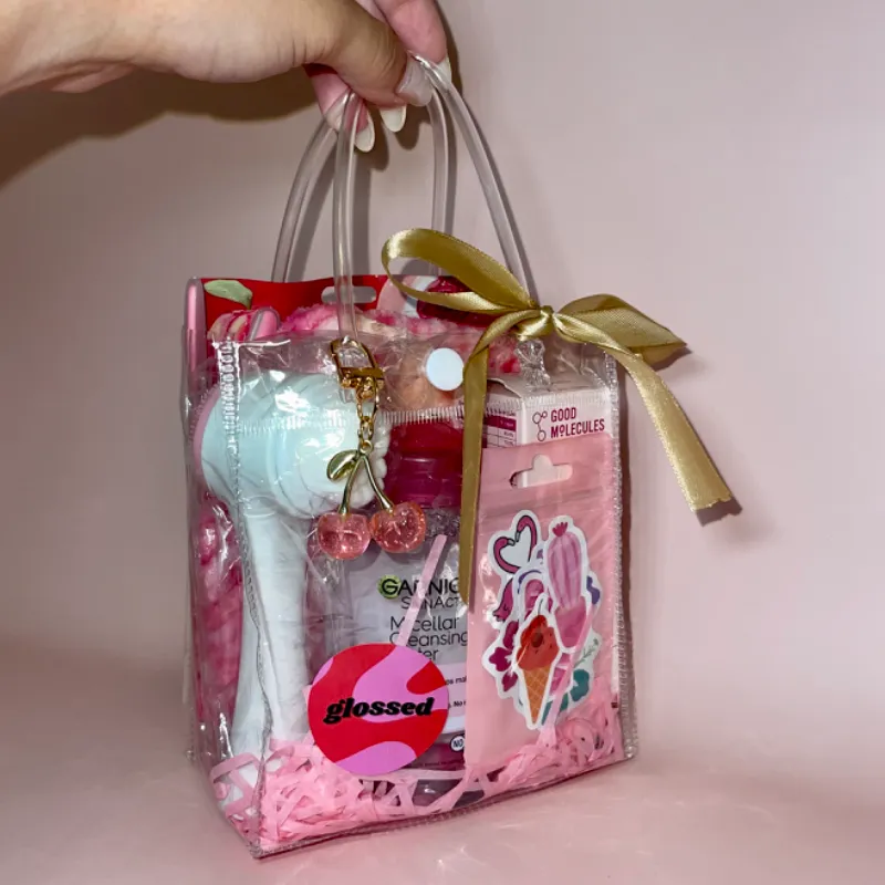 Bolsita de regalo con adornos