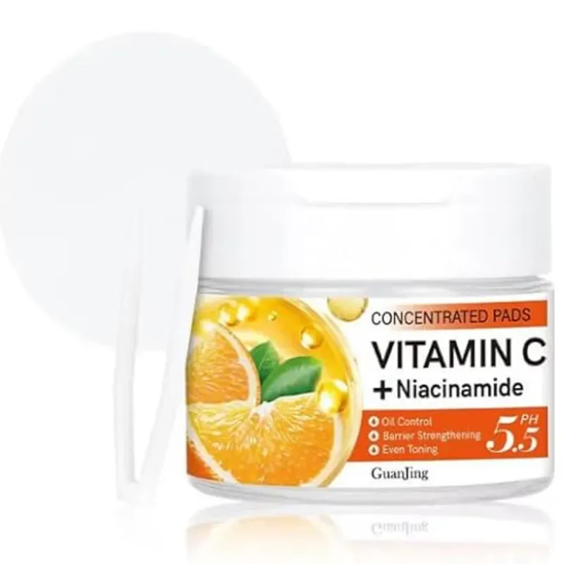 Discos faciales concentrados de vitamina C y niacinamida GUANJING