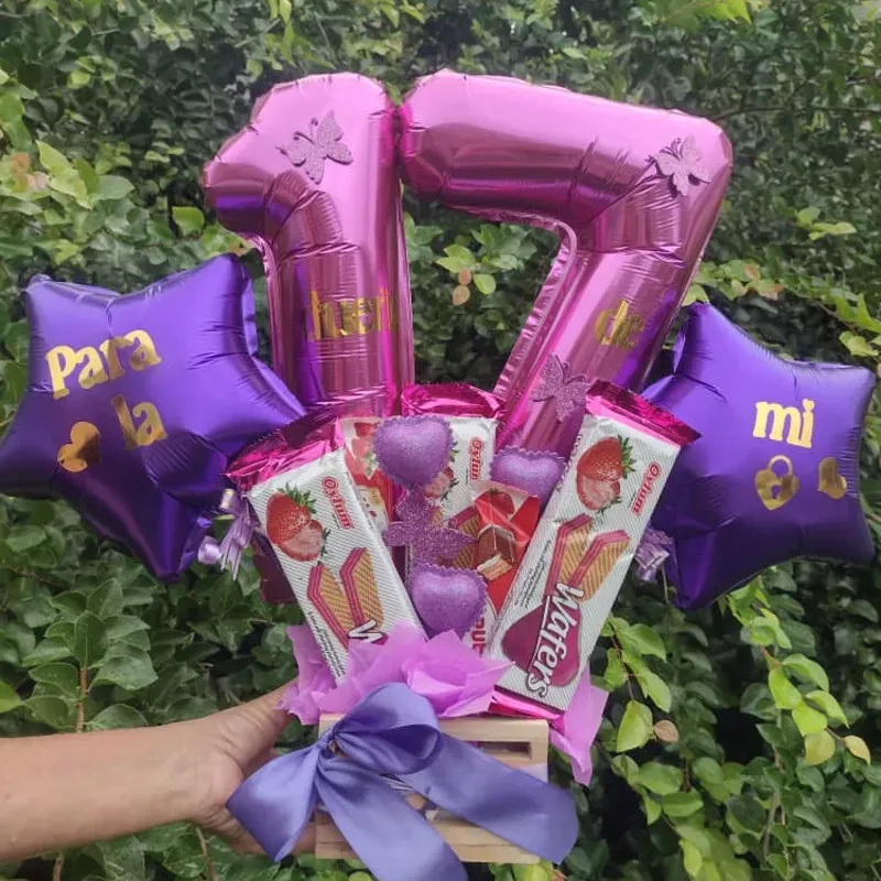 Detalle de números para su princesa