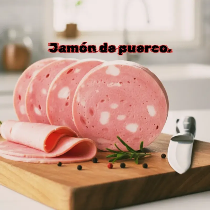 Jamón de cerdo.