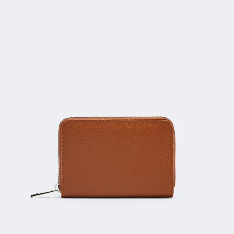 Cartera de Mano de Piel
