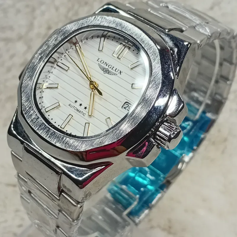 Longlux Plateado esfera blanca