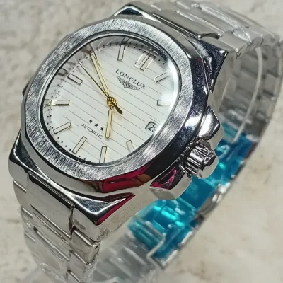 Longlux Plateado esfera blanca