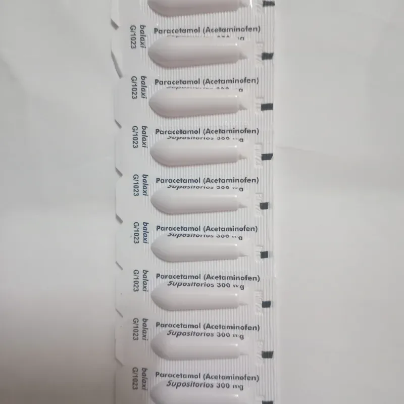 Supositorios de paracetamol