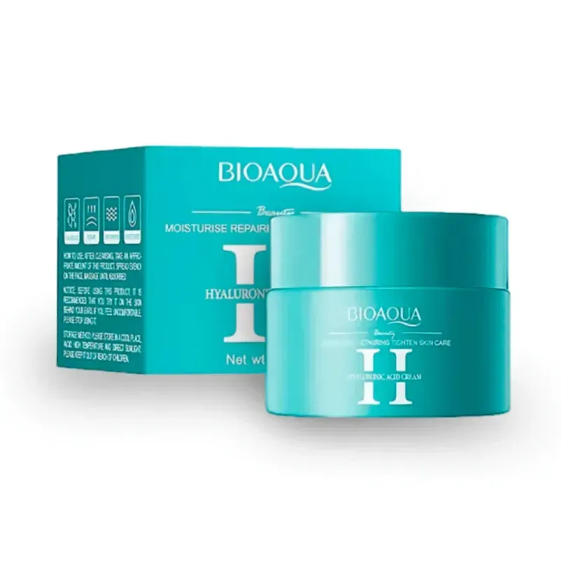 CREMA HIDRATANTE CON ÁCIDO HIALURÓNICO BIOAQUA