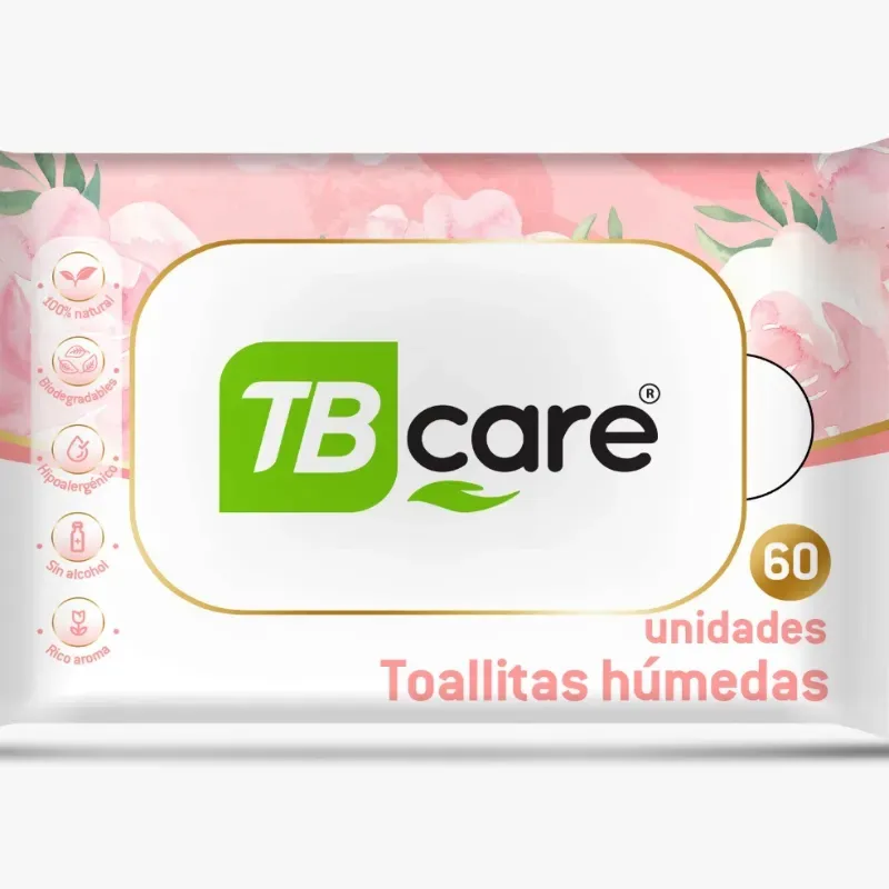 Toallitas húmedas TB Care Jazmín 60 u