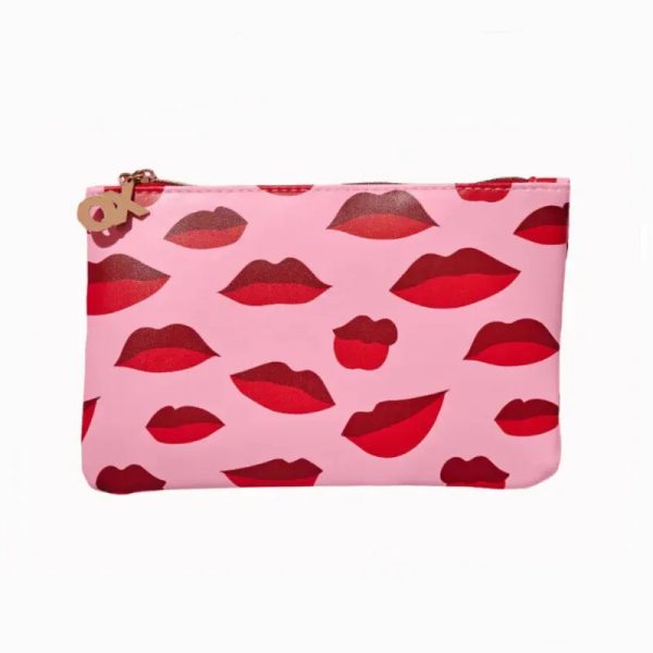 Cosmetiquera/ Bolsa de Maquillaje con Besitos