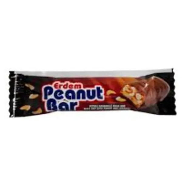 1204009 - Chocolate NugaBAR Cacahuate ERDEM 20 g (Caja de 144 unidades) - U/M: U