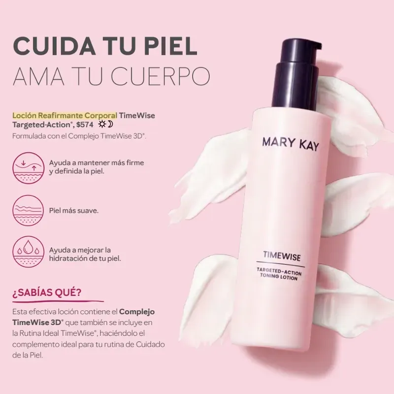 Loción reafirmante corporal