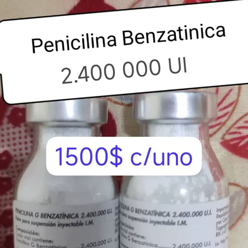 Penicilina Benzatínica 2.400 000 U.I Polvo para Suspensión Inyectable