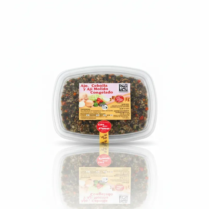 Ajo, Cebolla y Ají Molido Congelado Los del Pino - 250g