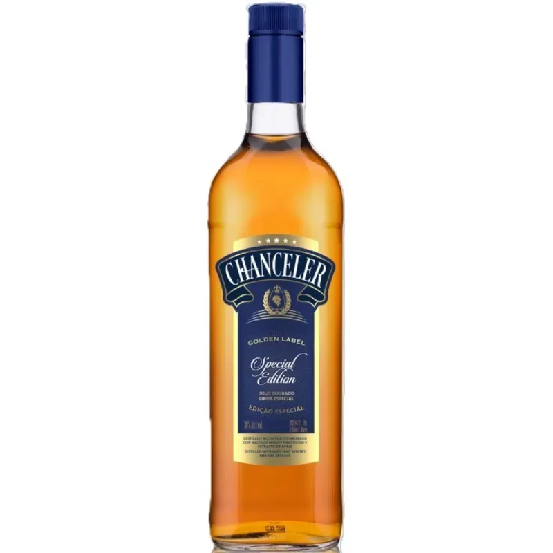 Wiscky Chanceler Etiqueta Azul 1L