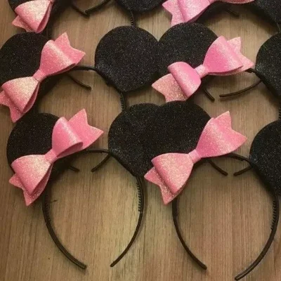 Cintillos Minnie con lazo