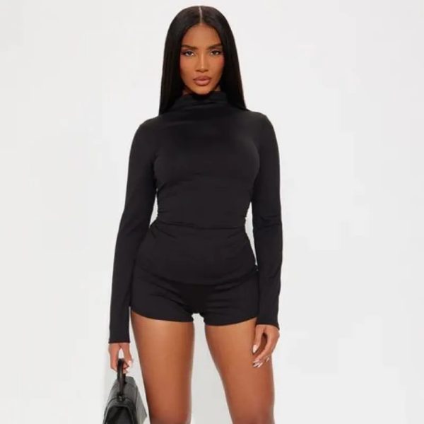Conjunto negro de mujer