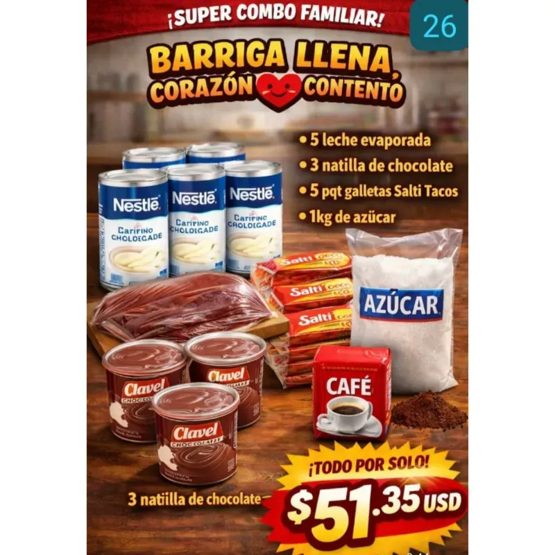 Combo #26(Dulce Hogar)