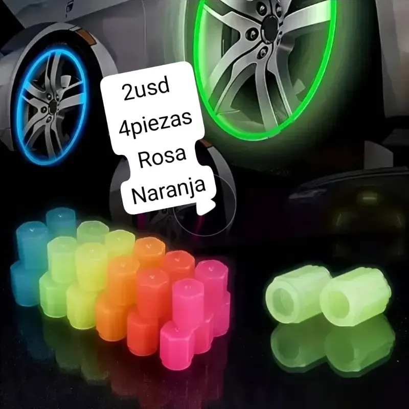 Valvula de carro fosforescente