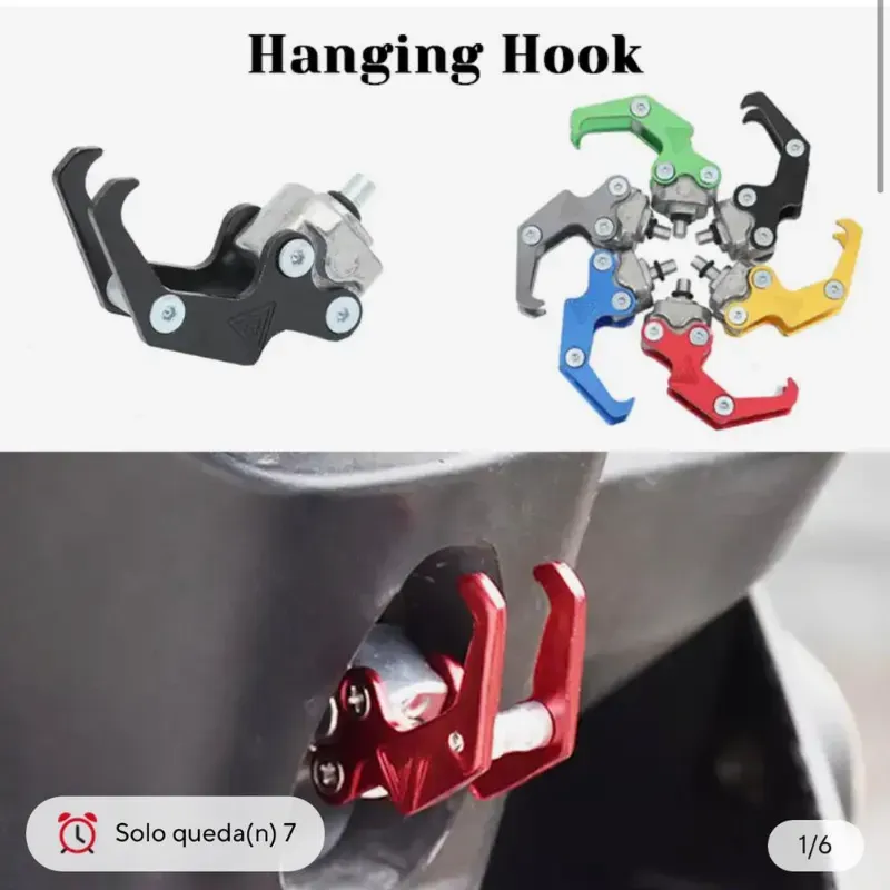Gancho para casco ️✅